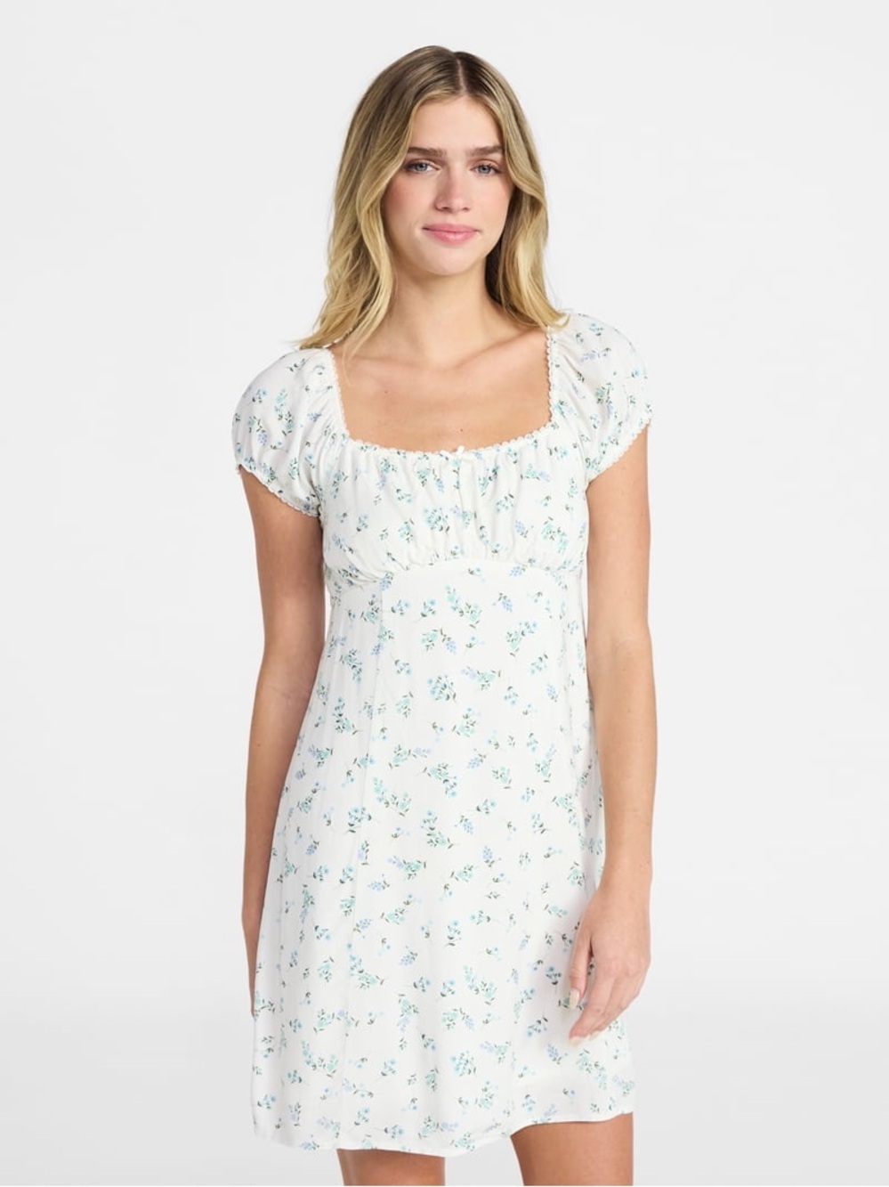 No Boundaries fit and flare floral dress